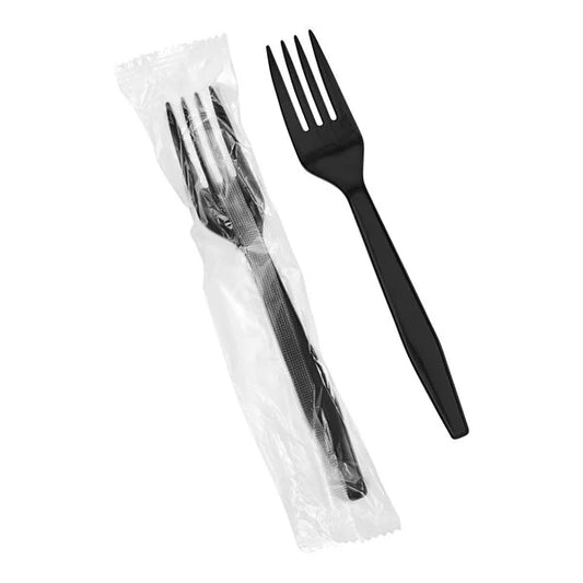 Fork Black Heavy Weight (Wrapped) - 1,000/Case
