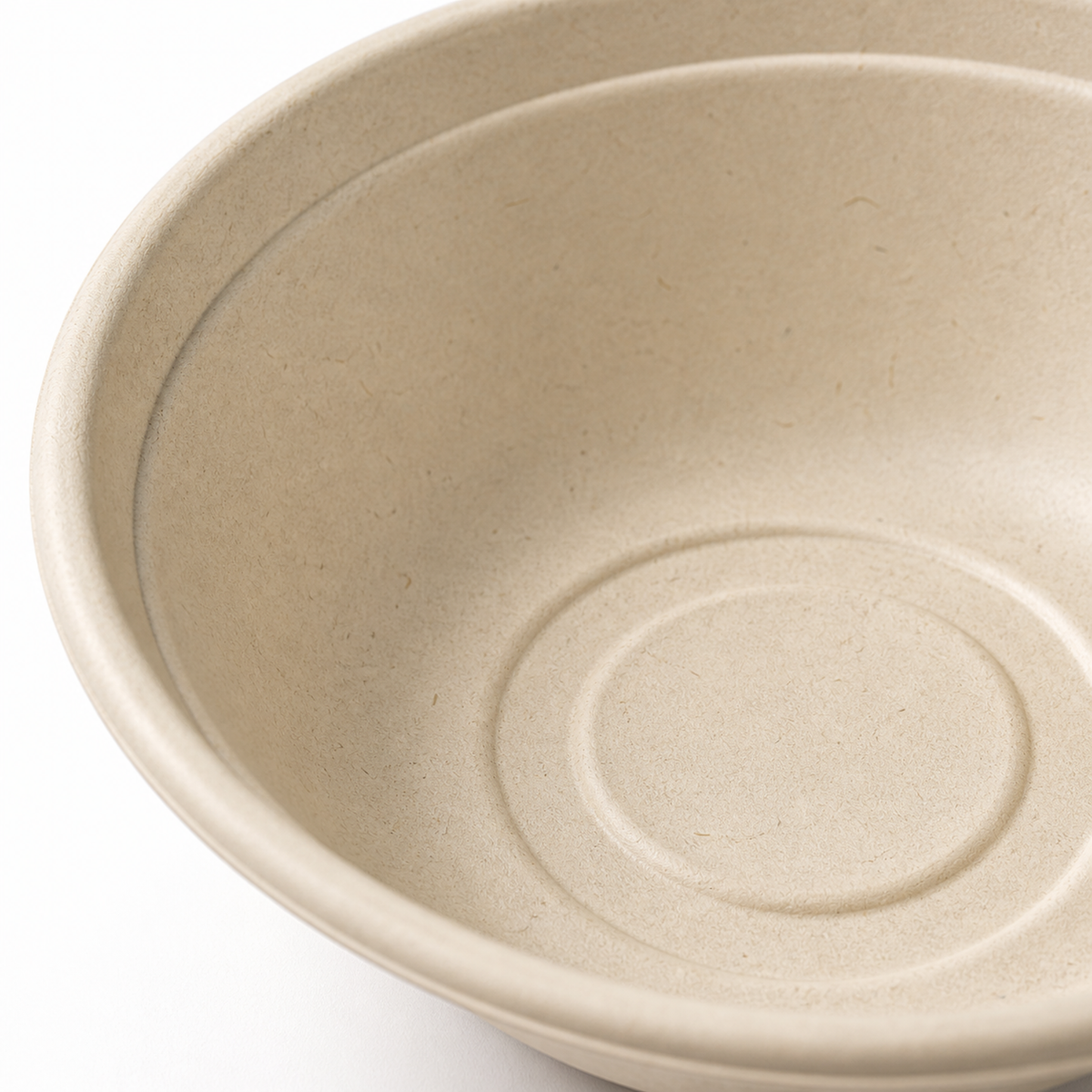 Rise Up 32 oz Natural Bagasse Bowl - 500/Case
