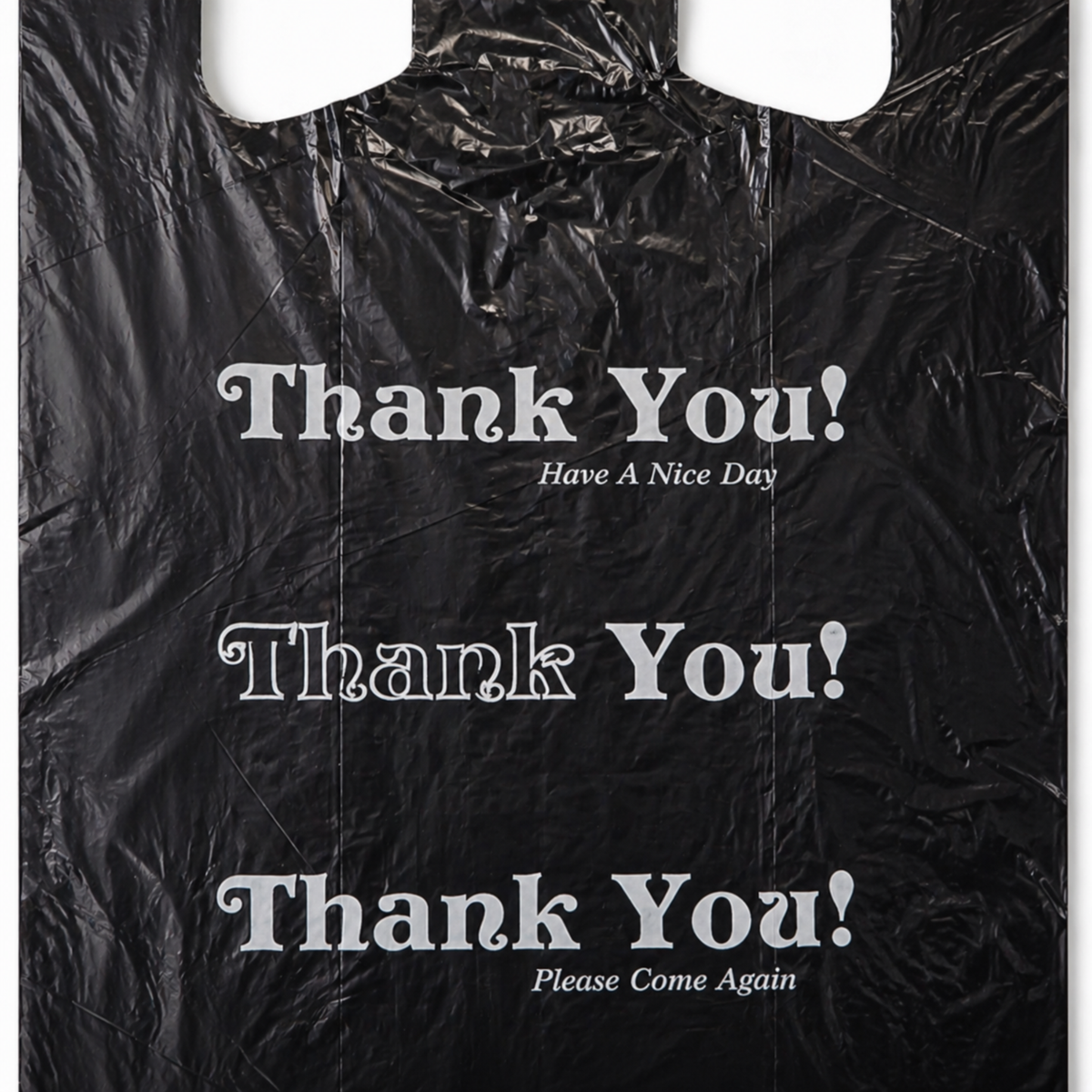 Black T-Sack Small 8" x 4" x 16" 13 Mic - 1000/Case