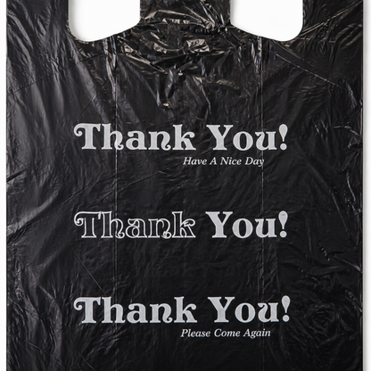 Black T-Sack Small 8" x 4" x 16" 13 Mic - 1000/Case