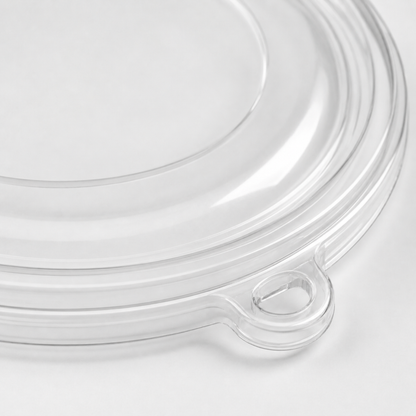 Rise Up Clear Plastic Lid for 32 oz Bagasse Bowl - 500/Case