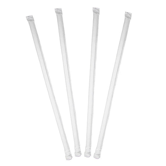 10.25" Crown Jumbo Wrapped Straws 1,200/Case