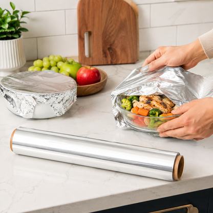 Heavy Duty Aluminum Foil Roll 12" x 650 ft - Silver