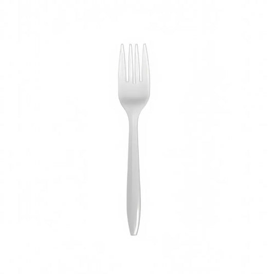 Fork White Medium Weight (No Wrap) - 1,000/Case