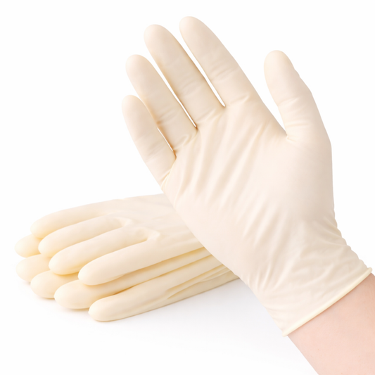 Medium Powder-Free Latex Gloves