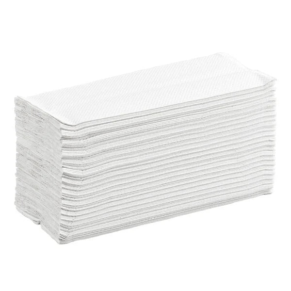 White Kraft M-Fold (Multifold) Towel - 4,000/Case