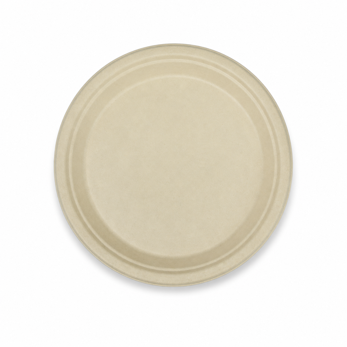 Rise Up 10" Natural Bagasse Round Plate