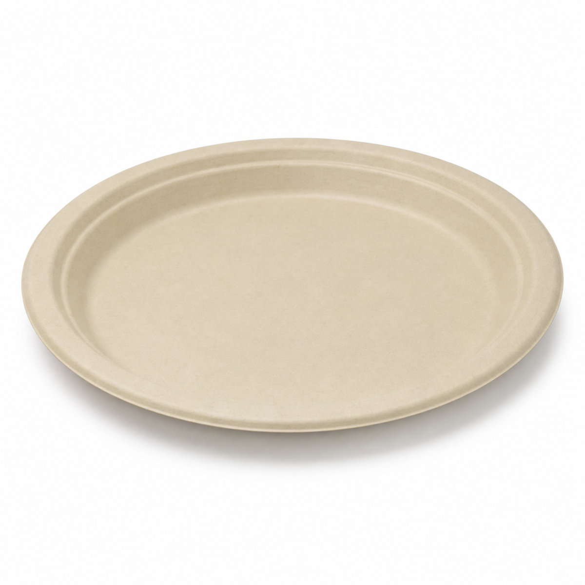 Rise Up 10" Natural Bagasse Round Plate