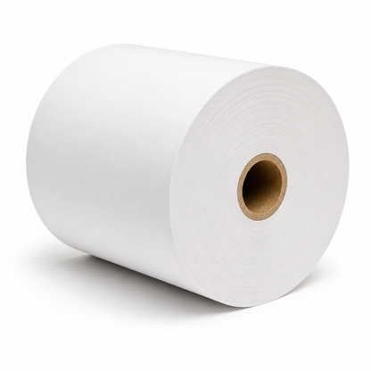 3 1/8" x 230' Thermal Paper Roll White – White (50/Case)