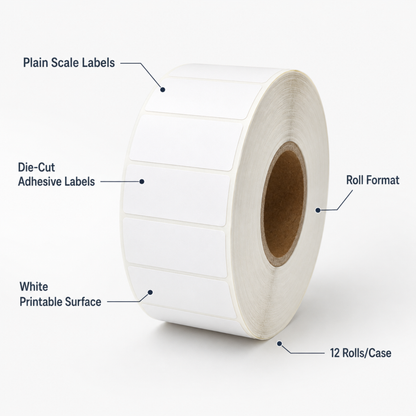 Torrey Plain Scale Labels #1393-B (M48) - 12 Rolls/Case