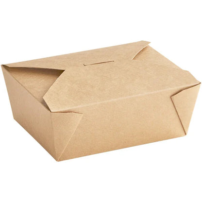 Bio-Plus-Earth Kraft Microwavable Paper #8 - 6" x 4 3/4" x 2 1/2" - 300/Case