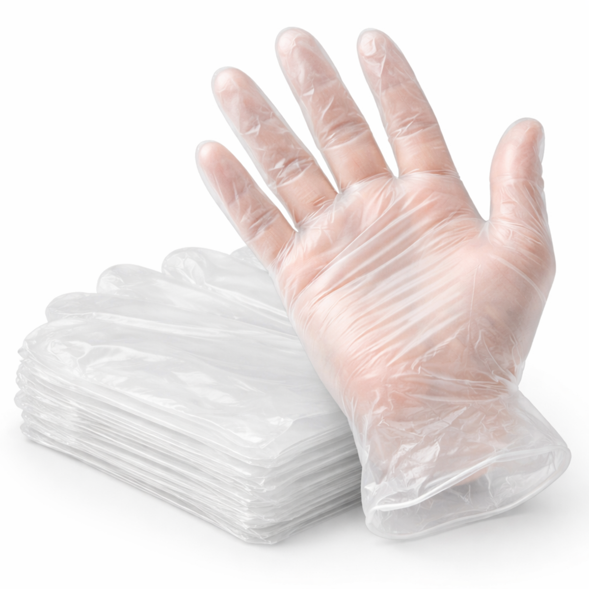 XL Powder-Free Clear Vinyl 4.5 Mill Thick Gloves