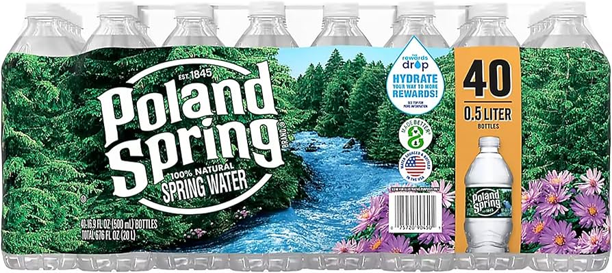 Poland Spring Water 0.5LTR - 40/Case