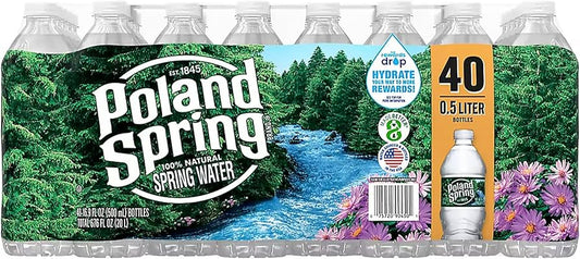 Poland Spring Water 0.5LTR - 40/Case
