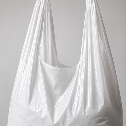 White Extra Large Plastic T-Shirt Bags 15" x 7" x 26" 14 Mic - 500/Case