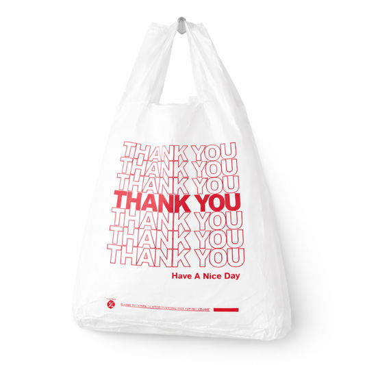 White T-Sack Medium Hd 10X5X18 14 Mic - 1000/Case